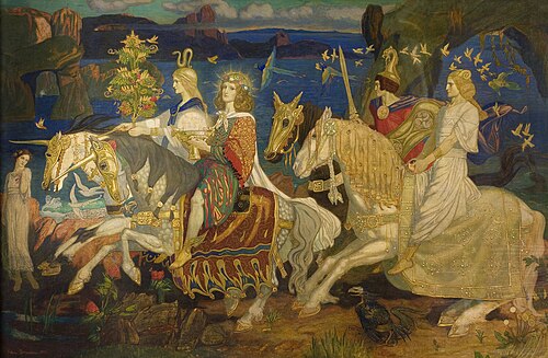 Tuatha Dé Danann på hester